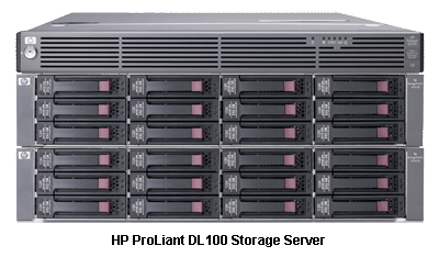 HP Proliant DL 100 Storage Server